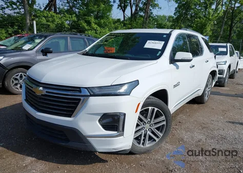 2022 Chevrolet Traverse Fwd High Country из США, поврежденный, VIN 1GNERNKW9NJ159232